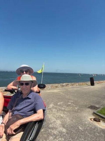 Sortie au bord du Bassin d'Arcachon pour un habitant de La Régence